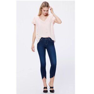 Paige Denim Verdugo Crop - Pompeii Scalloped Hem